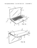 PORTABLE COMPUTER UNIFIED TOP CASE diagram and image