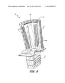 UBER-COOLED TURBINE SECTION COMPONENT MADE BY ADDITIVE MANUFACTURING diagram and image