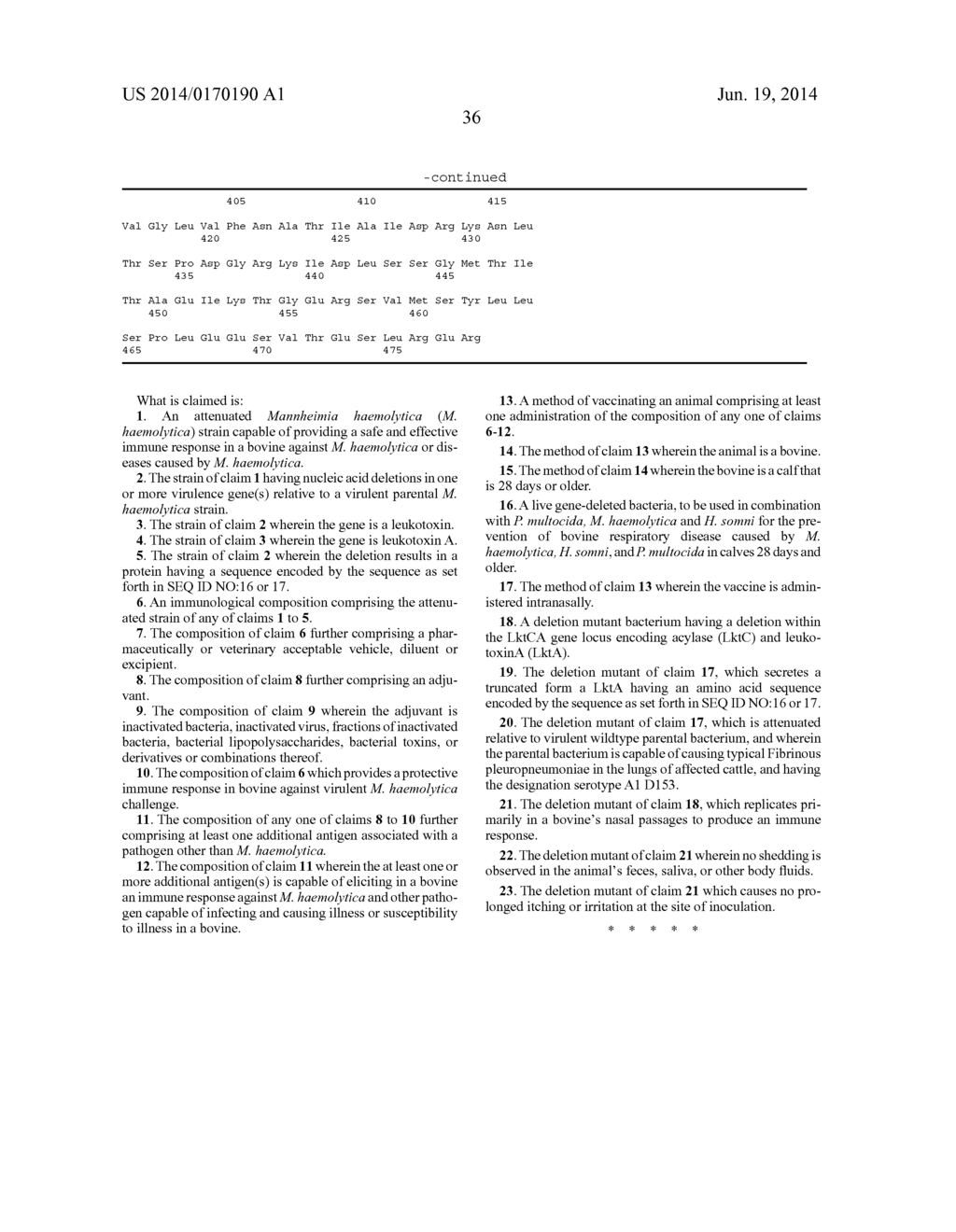 Attenuated Mannheimia haemolytica Vaccines and Methods of Making and Use - diagram, schematic, and image 42