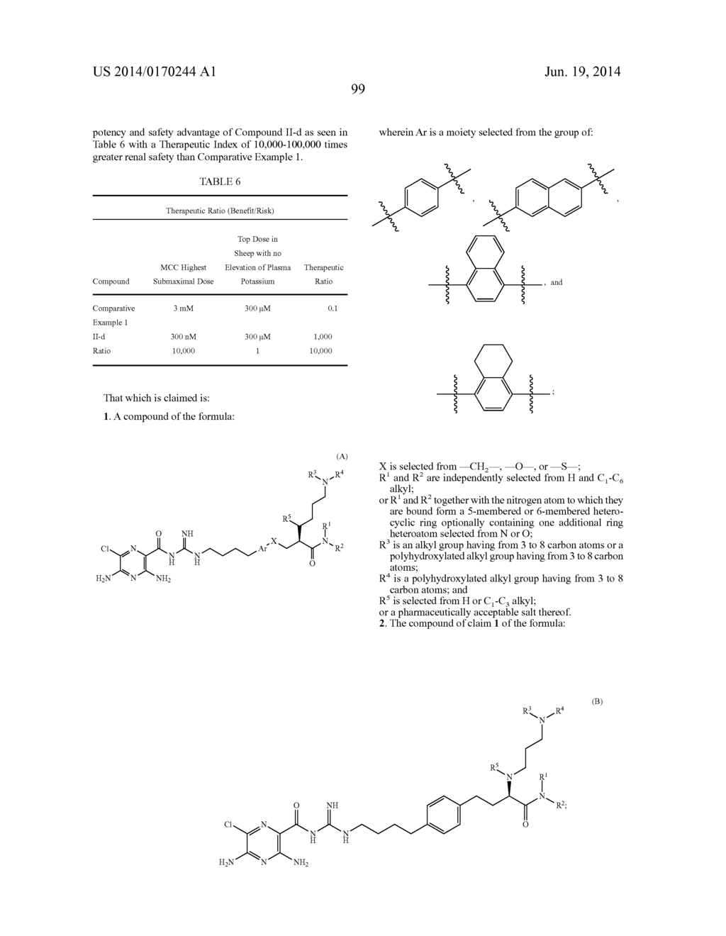 3,5-DIAMINO-6-CHLORO-N-(N-(4-PHENYLBUTYL)CARBAMIMIDOYL) PYRAZINE-2-     CARBOXAMIDE COMPOUNDS - diagram, schematic, and image 106