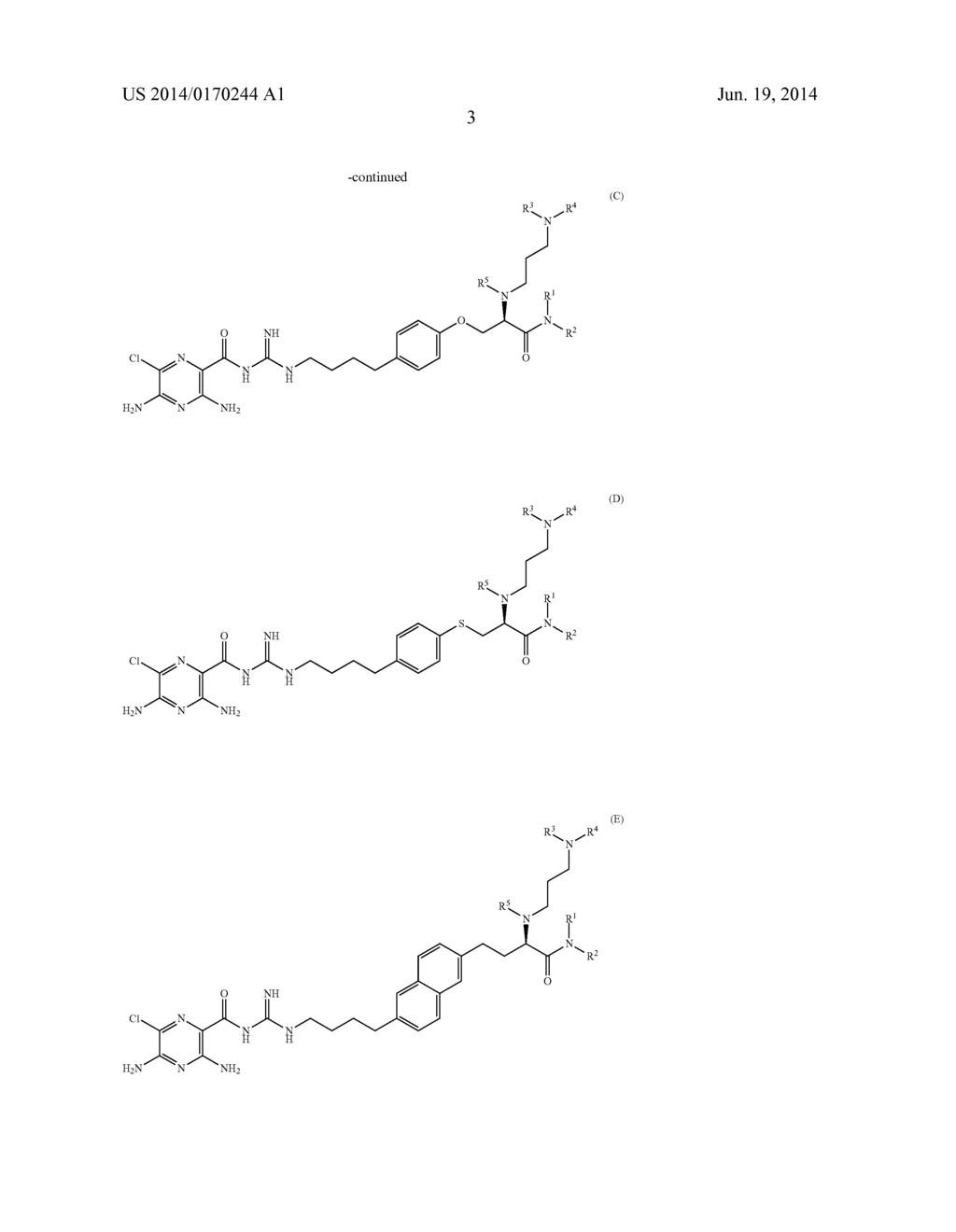 3,5-DIAMINO-6-CHLORO-N-(N-(4-PHENYLBUTYL)CARBAMIMIDOYL) PYRAZINE-2-     CARBOXAMIDE COMPOUNDS - diagram, schematic, and image 11