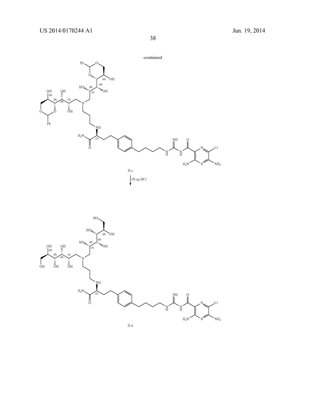 3,5-DIAMINO-6-CHLORO-N-(N-(4-PHENYLBUTYL)CARBAMIMIDOYL) PYRAZINE-2-     CARBOXAMIDE COMPOUNDS - diagram, schematic, and image 46