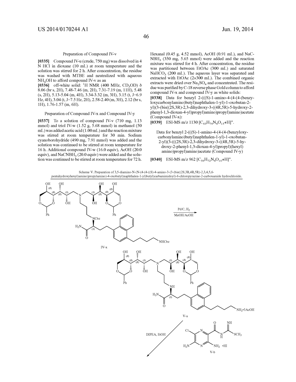 3,5-DIAMINO-6-CHLORO-N-(N-(4-PHENYLBUTYL)CARBAMIMIDOYL) PYRAZINE-2-     CARBOXAMIDE COMPOUNDS - diagram, schematic, and image 54