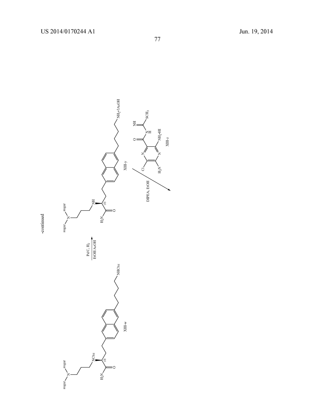 3,5-DIAMINO-6-CHLORO-N-(N-(4-PHENYLBUTYL)CARBAMIMIDOYL) PYRAZINE-2-     CARBOXAMIDE COMPOUNDS - diagram, schematic, and image 84