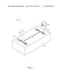 INJECTION MOLD WITH GATE INSERT DEFINING INCLINED GATE diagram and image