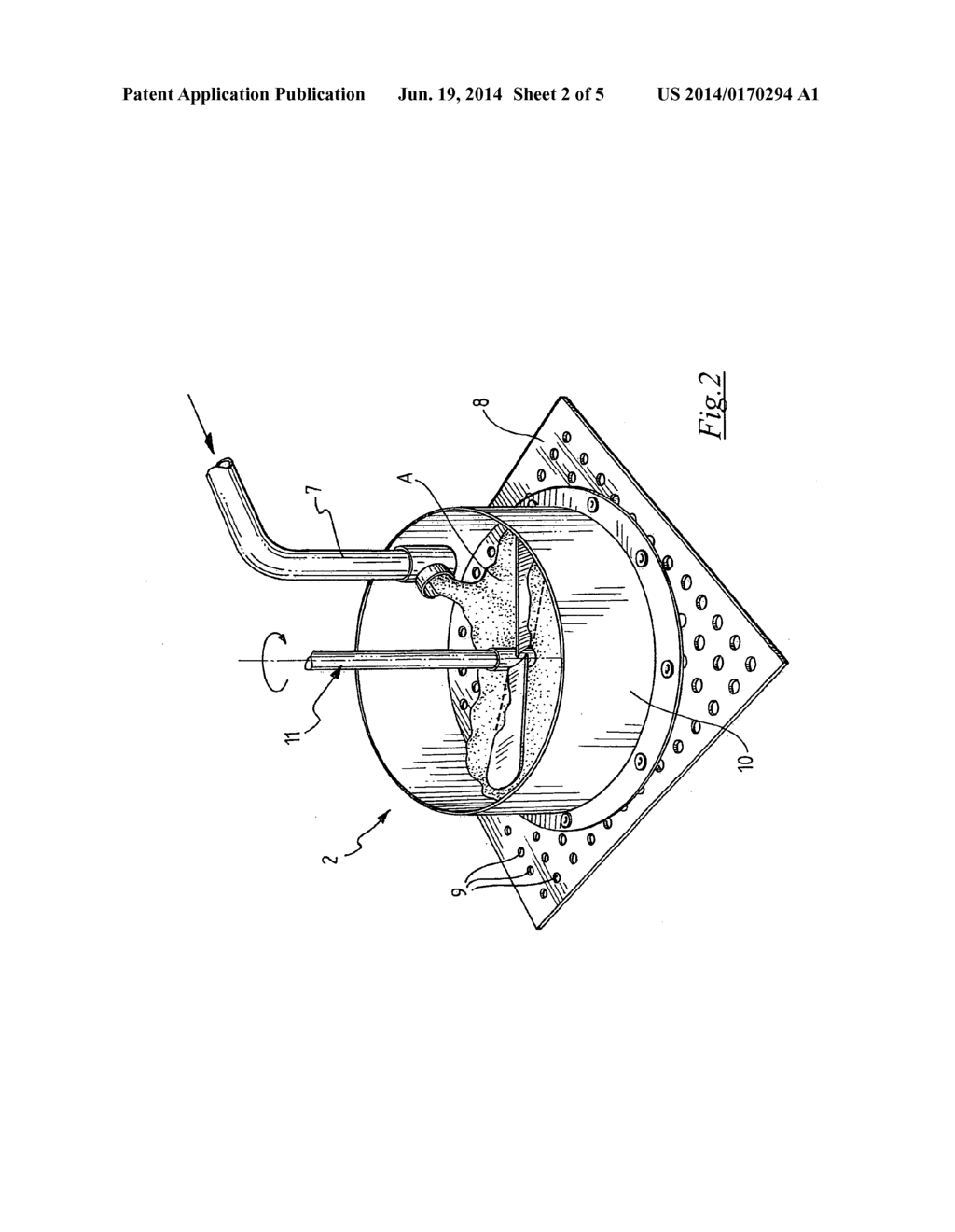 PROCESS FOR THE DEEP-FREEZING OF A SUBSTANTIALLY FLUID FOOD PREPARATION - diagram, schematic, and image 03