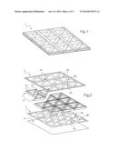 GRID TYPE ELEMENT OF OPEN POLYGONAL CELLS diagram and image