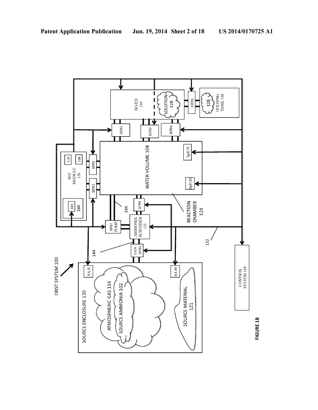 PROCESS AND APPARATUS FOR CAPTURING GASEOUS AMMONIA - diagram, schematic, and image 03