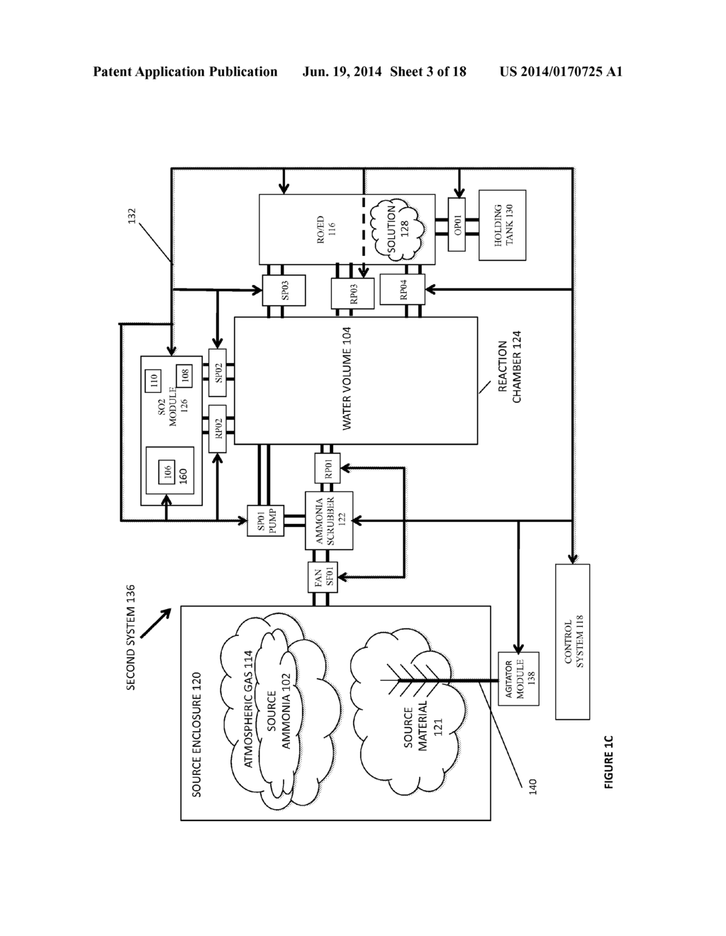 PROCESS AND APPARATUS FOR CAPTURING GASEOUS AMMONIA - diagram, schematic, and image 04