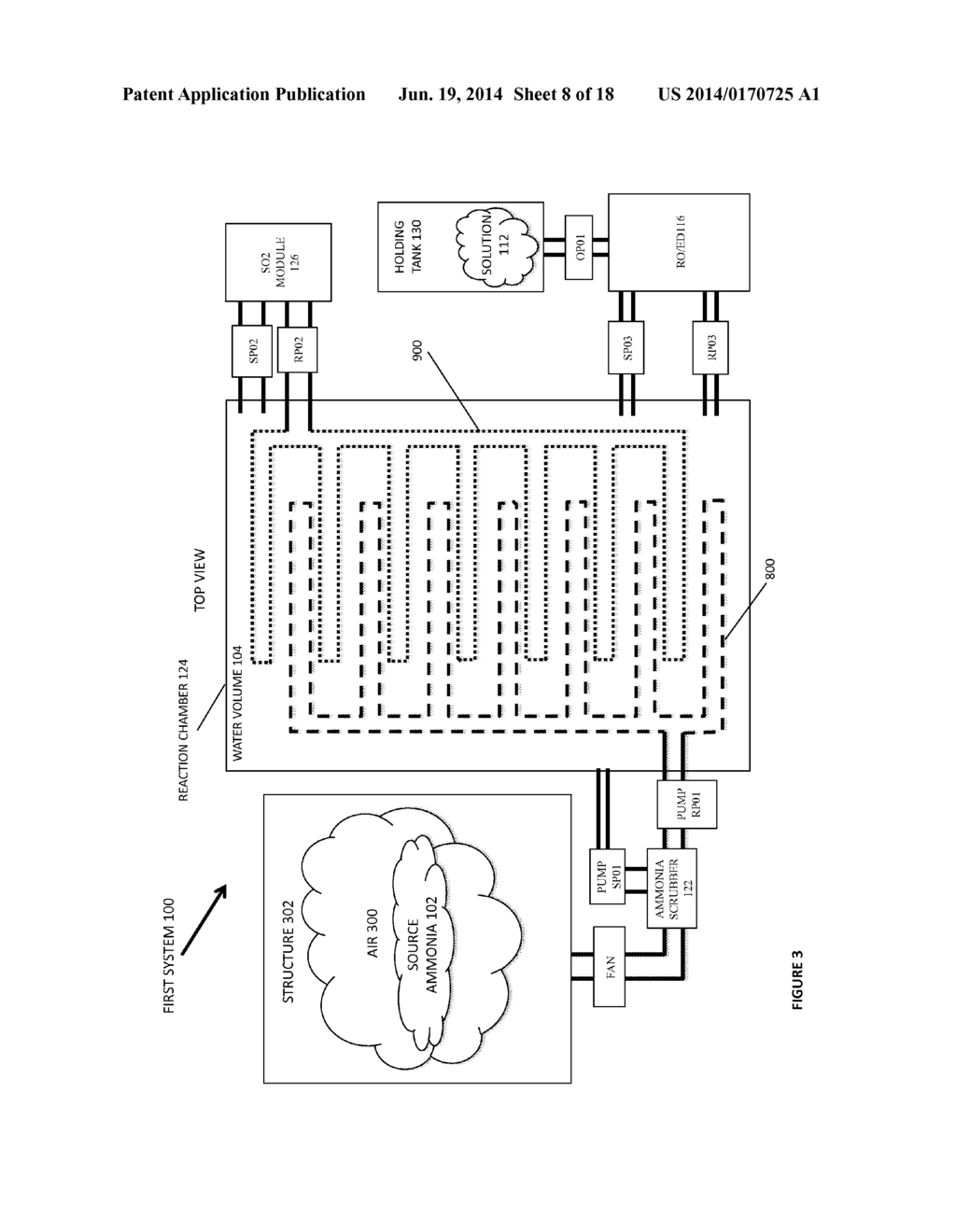 PROCESS AND APPARATUS FOR CAPTURING GASEOUS AMMONIA - diagram, schematic, and image 09