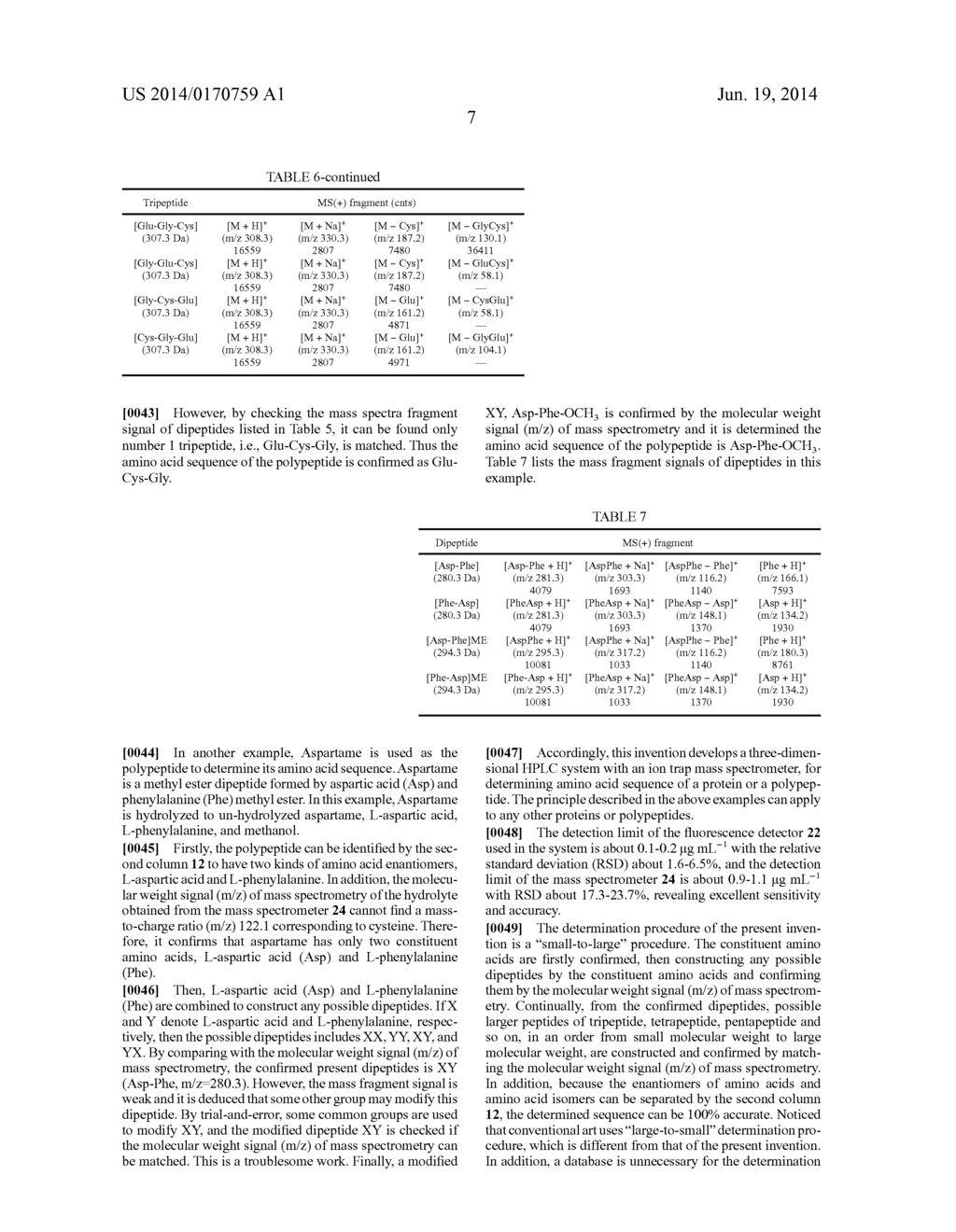 SYSTEM AND METHOD FOR DETERMINING AMINO ACID SEQUENCE OF POLYPEPTIDE - diagram, schematic, and image 17