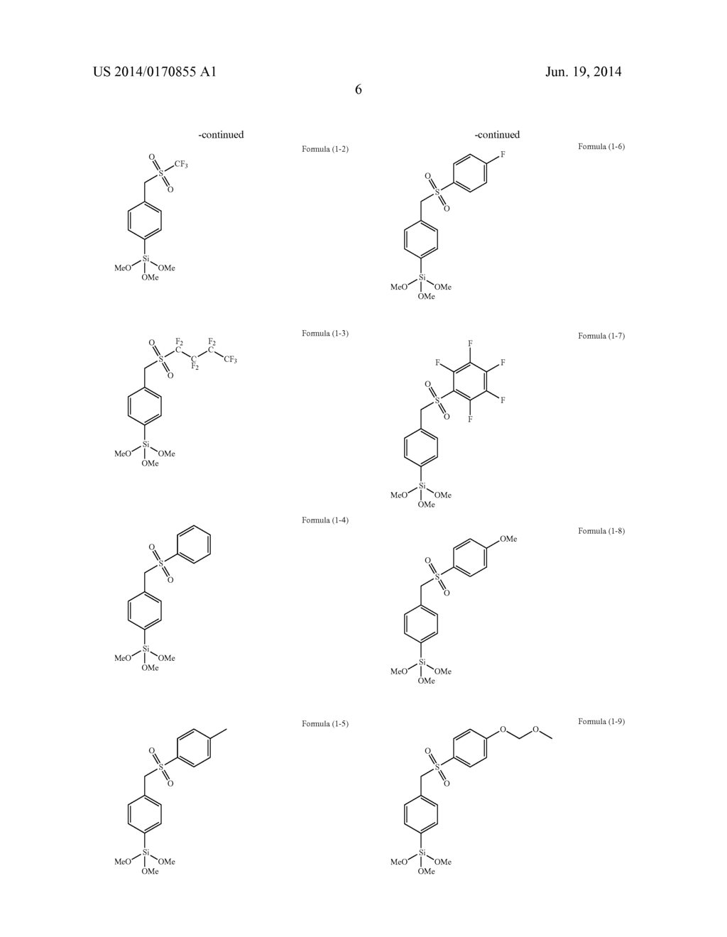 SILICON-CONTAINING RESIST UNDERLAYER FILM-FORMING COMPOSITION HAVING     SULFONE STRUCTURE - diagram, schematic, and image 07