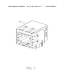 HIGH SPEED RJ45 CONNECTOR HAVING MAGNETIC MODULE diagram and image