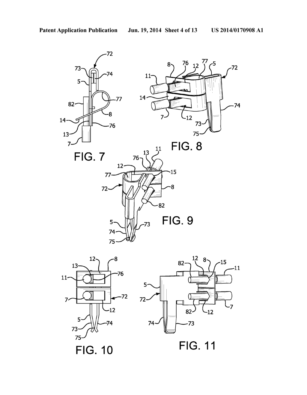 Push Wire Connector Having A Spring Biasing Member - diagram, schematic, and image 05