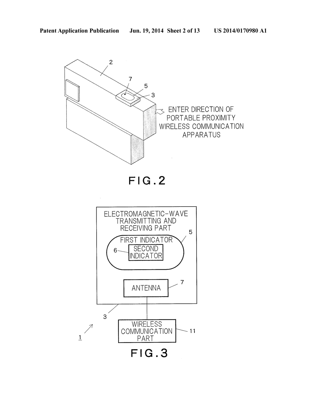 STATIONARY PROXIMITY WIRELESS COMMUNICATION APPARATUS, PORTABLE PROXIMITY     WIRELESS COMMUNICATION APPARATUS, PROXIMITY WIRELESS COMMUNICATION SYSTEM     AND PROXIMITY WIRELESS COMMUNICATION METHOD - diagram, schematic, and image 03