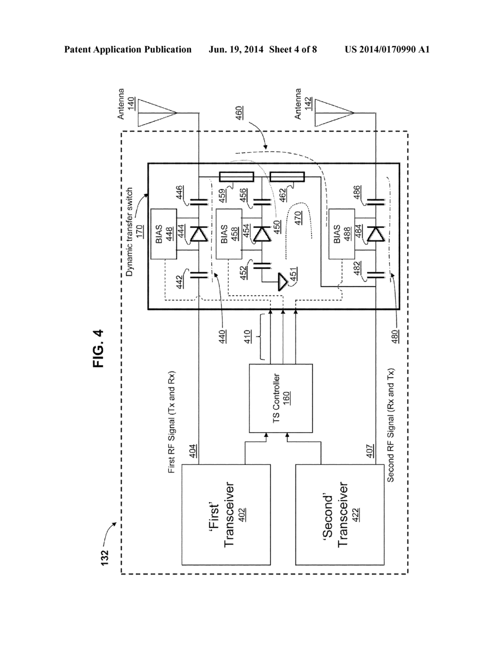 ANTENNA TRANSFER SWITCHING FOR SIMULTANEOUS VOICE AND DATA - diagram, schematic, and image 05