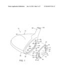 GOLF CLUB HEAD AND FACE INSERT diagram and image