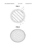 MULTI-PIECE SOLID GOLF BALL diagram and image