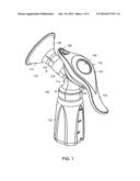 Breastpump with Letdown Feature diagram and image