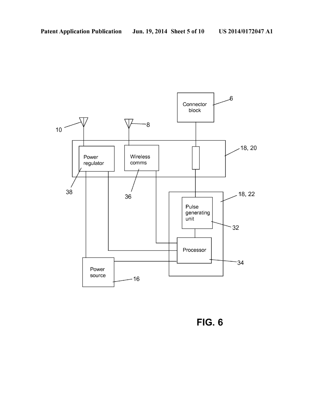 IMPLANTABLE PULSE GENERATOR FOR STIMULATION OF A NEUROLOGICAL CELLULAR     MASS - diagram, schematic, and image 06