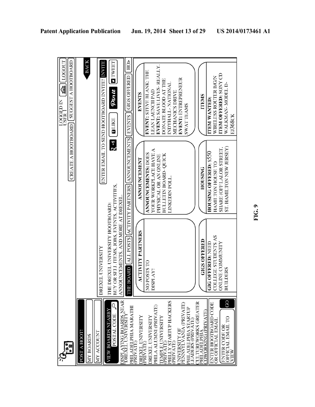 Electronic Community Board Creation And Management System - diagram, schematic, and image 14