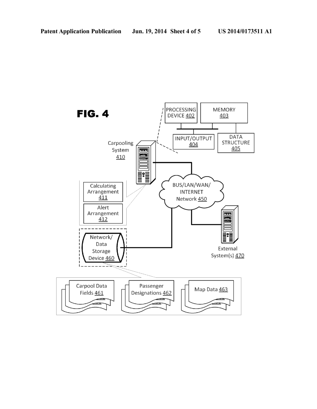 PROCESS AND METHOD FOR INCREASING USAGE FOR A CARPOOLING SYSTEM - diagram, schematic, and image 05