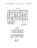 Novel Character Specification System and Method that Uses Remote Selection     Menu and Touch Screen Movements diagram and image