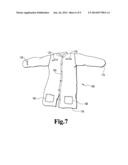 DISPOSABLE SAFETY GARMENT WITH IMPROVED DOFFING AND NECK CLOSURE diagram and image