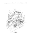 WORKPIECE GUARD AND BLADE GUARD FOR BAND SAW diagram and image