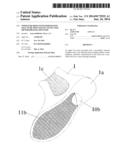 UPPER FOR SHOES WITH PERFORATED SOLE TO BE MOUNTED ON VENTILATED OR     PERSPIRATING BOTTOMS diagram and image