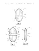 COLLAPSIBLE AND/OR ERECTABLE SUBSTANTIALLY EGG-SHAPED CONTAINER AND     METHODS OF USE THEREOF diagram and image