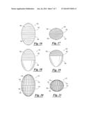 COLLAPSIBLE AND/OR ERECTABLE SUBSTANTIALLY EGG-SHAPED CONTAINER AND     METHODS OF USE THEREOF diagram and image