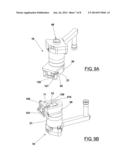 METHOD FOR REMOVING A SEALING FILM FROM A CONTAINER AND A DEVICE FOR     ACTUATING THE METHOD diagram and image