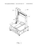 GLUE COATING DEVICE diagram and image