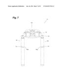 Push / pull system and support structure for snubbing unit or the like on     a rig floor diagram and image