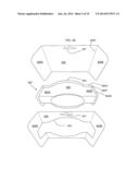 PACKAGE STANDING FEATURE UTILIZING BLISTER AND PAPERBOARD diagram and image