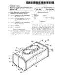 WIPES DISPENSING CONTAINER HAVING IMPROVED EASE OF REFILLABILITY diagram and image