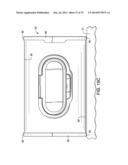 WIPES DISPENSING CONTAINER HAVING IMPROVED EASE OF REFILLABILITY diagram and image