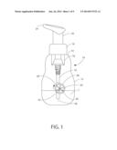 DISPENSING CONTAINER WITH ENHANCED APPEARANCE diagram and image