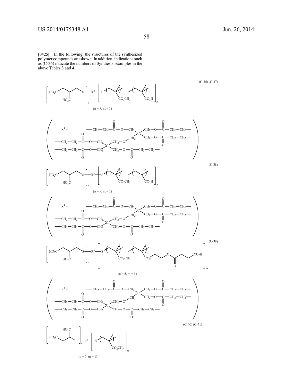 POLYMER COMPOUND AND PRODUCTION METHOD THEREOF, PIGMENT DISPERSING AGENT,     PIGMENT DISPERSION COMPOSITION, PHOTOCURABLE COMPOSITION, AND COLOR     FILTER AND PRODUCTION METHOD THEREOF - diagram, schematic, and image 59