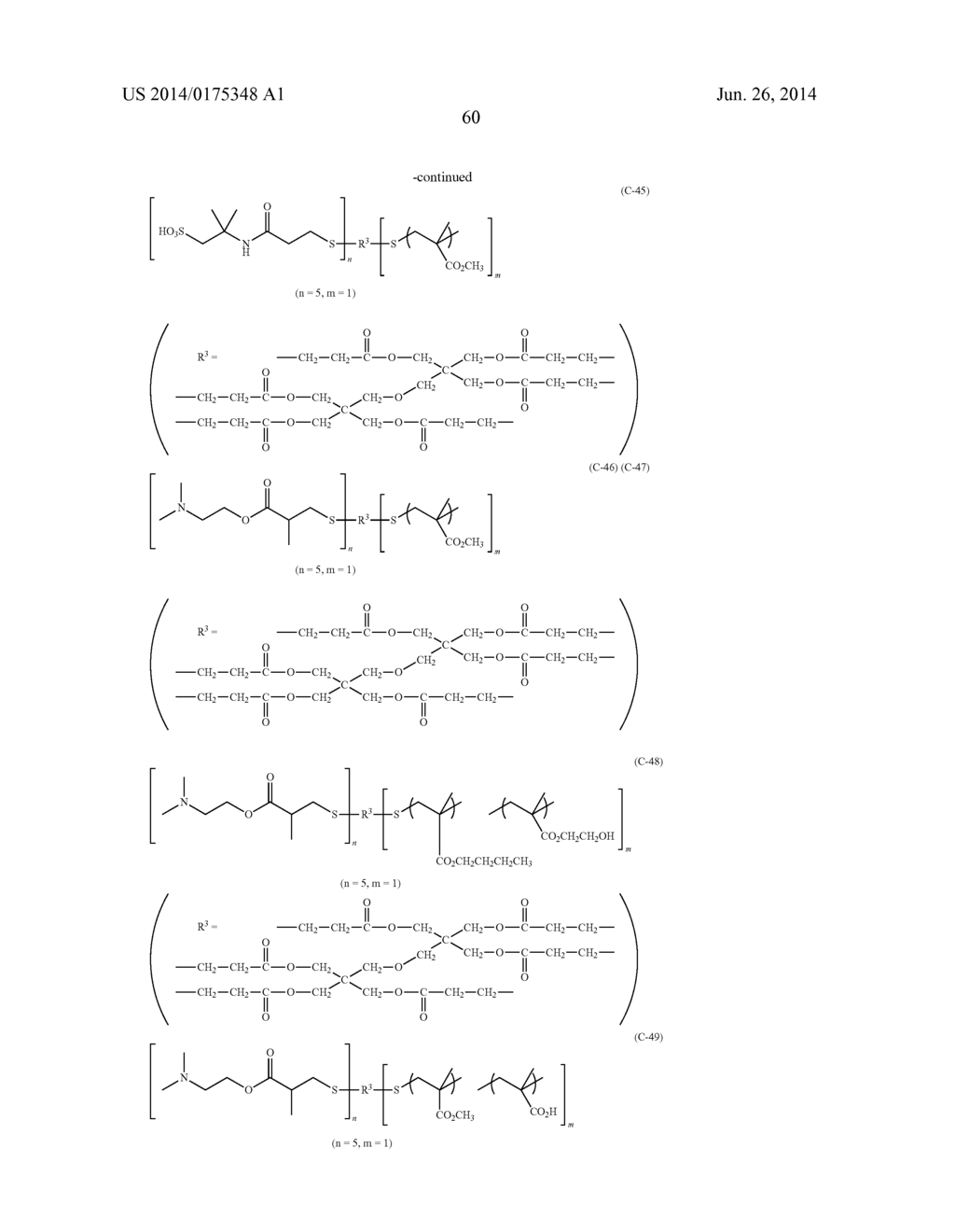 POLYMER COMPOUND AND PRODUCTION METHOD THEREOF, PIGMENT DISPERSING AGENT,     PIGMENT DISPERSION COMPOSITION, PHOTOCURABLE COMPOSITION, AND COLOR     FILTER AND PRODUCTION METHOD THEREOF - diagram, schematic, and image 61