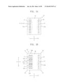 SEMICONDUCTOR DEVICES, PACKAGE SUBSTRATES, SEMICONDUCTOR PACKAGES, PACKAGE     STACK STRUCTURES, AND ELECTRONIC SYSTEMS HAVING FUNCTIONALLY ASYMMETRIC     CONDUCTIVE ELEMENTS diagram and image