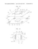 SEMICONDUCTOR DEVICES, PACKAGE SUBSTRATES, SEMICONDUCTOR PACKAGES, PACKAGE     STACK STRUCTURES, AND ELECTRONIC SYSTEMS HAVING FUNCTIONALLY ASYMMETRIC     CONDUCTIVE ELEMENTS diagram and image