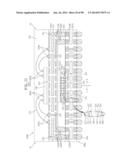 SEMICONDUCTOR DEVICES, PACKAGE SUBSTRATES, SEMICONDUCTOR PACKAGES, PACKAGE     STACK STRUCTURES, AND ELECTRONIC SYSTEMS HAVING FUNCTIONALLY ASYMMETRIC     CONDUCTIVE ELEMENTS diagram and image