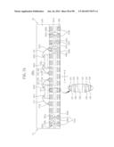 SEMICONDUCTOR DEVICES, PACKAGE SUBSTRATES, SEMICONDUCTOR PACKAGES, PACKAGE     STACK STRUCTURES, AND ELECTRONIC SYSTEMS HAVING FUNCTIONALLY ASYMMETRIC     CONDUCTIVE ELEMENTS diagram and image