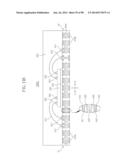 SEMICONDUCTOR DEVICES, PACKAGE SUBSTRATES, SEMICONDUCTOR PACKAGES, PACKAGE     STACK STRUCTURES, AND ELECTRONIC SYSTEMS HAVING FUNCTIONALLY ASYMMETRIC     CONDUCTIVE ELEMENTS diagram and image