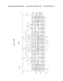 SEMICONDUCTOR DEVICES, PACKAGE SUBSTRATES, SEMICONDUCTOR PACKAGES, PACKAGE     STACK STRUCTURES, AND ELECTRONIC SYSTEMS HAVING FUNCTIONALLY ASYMMETRIC     CONDUCTIVE ELEMENTS diagram and image