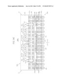 SEMICONDUCTOR DEVICES, PACKAGE SUBSTRATES, SEMICONDUCTOR PACKAGES, PACKAGE     STACK STRUCTURES, AND ELECTRONIC SYSTEMS HAVING FUNCTIONALLY ASYMMETRIC     CONDUCTIVE ELEMENTS diagram and image