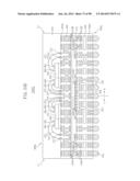 SEMICONDUCTOR DEVICES, PACKAGE SUBSTRATES, SEMICONDUCTOR PACKAGES, PACKAGE     STACK STRUCTURES, AND ELECTRONIC SYSTEMS HAVING FUNCTIONALLY ASYMMETRIC     CONDUCTIVE ELEMENTS diagram and image