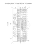 SEMICONDUCTOR DEVICES, PACKAGE SUBSTRATES, SEMICONDUCTOR PACKAGES, PACKAGE     STACK STRUCTURES, AND ELECTRONIC SYSTEMS HAVING FUNCTIONALLY ASYMMETRIC     CONDUCTIVE ELEMENTS diagram and image